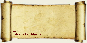 Angelina Poljaković vizit kartica